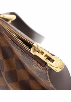 Pre-loved LOUIS VUITTON Verona GM Black chessboard Shoulder Bag PVC Genuine Leather Brown -Louis Vuitton Shop louis vuitton 8743 4771636 8