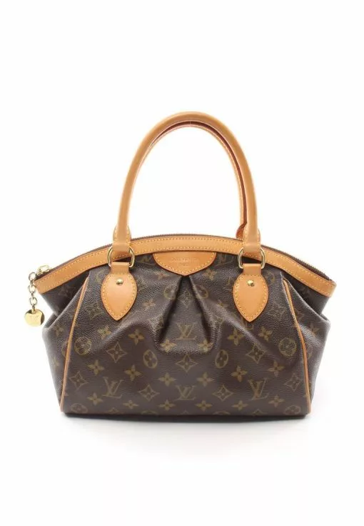 Pre-loved LOUIS VUITTON Tivoli PM Classic Monogram Handbag PVC Genuine Leather Brown -Louis Vuitton Shop louis vuitton 8744 0871636 1