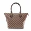 Pre-loved LOUIS VUITTON Saleya PM Black chessboard Handbag Tote Bag PVC Genuine Leather Brown -Louis Vuitton Shop louis vuitton 8744 1181636 1