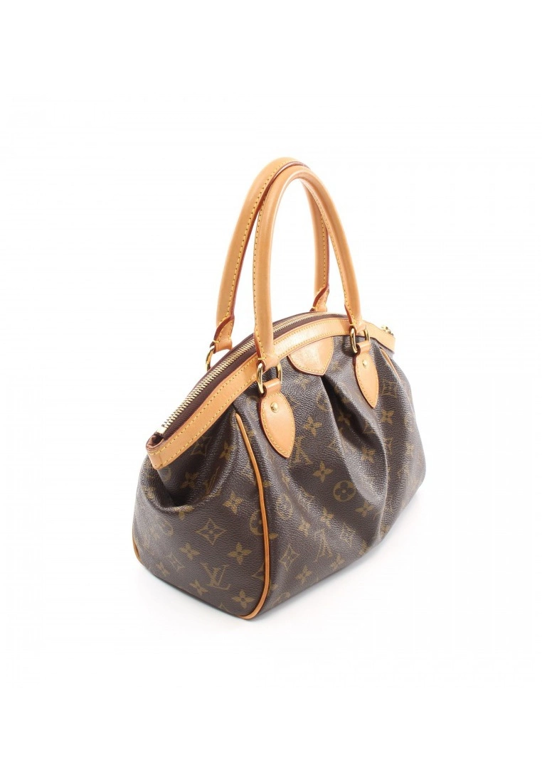 Pre-loved LOUIS VUITTON Tivoli PM Classic Monogram Handbag PVC Genuine Leather Brown 4 Pre-loved LOUIS VUITTON Tivoli PM Classic Monogram Handbag PVC Genuine Leather Brown - Image 2