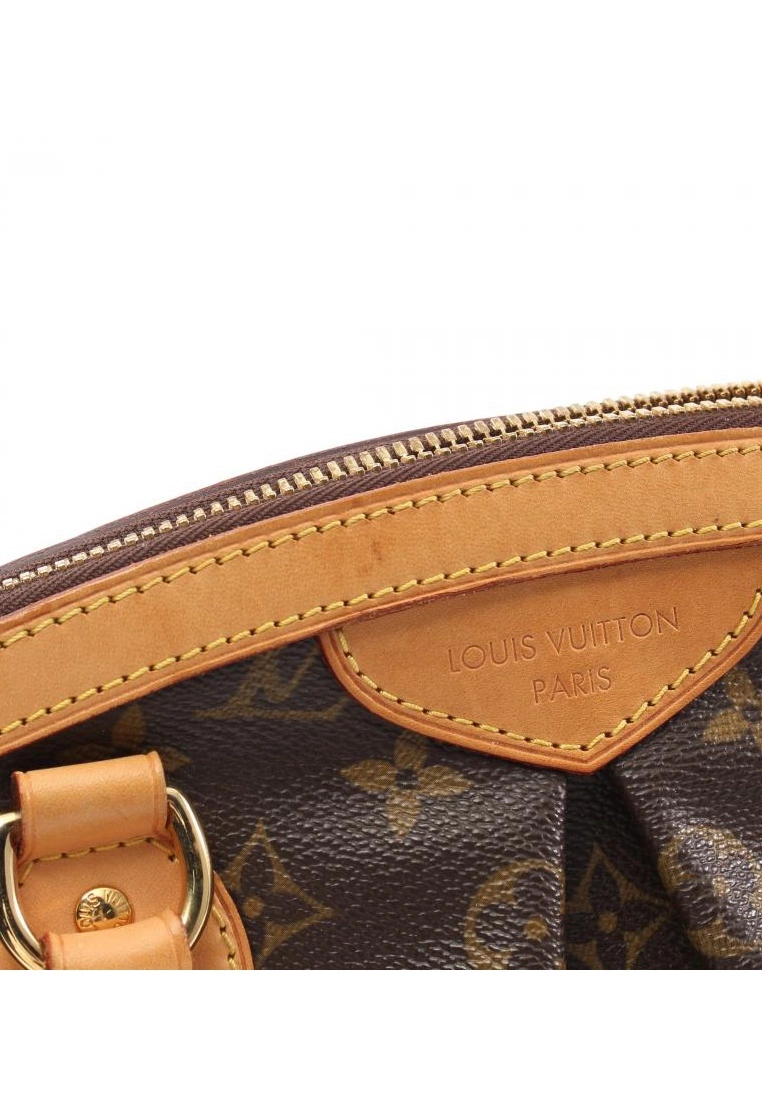 Pre-loved LOUIS VUITTON Tivoli PM Classic Monogram Handbag PVC Genuine Leather Brown 9 Pre-loved LOUIS VUITTON Tivoli PM Classic Monogram Handbag PVC Genuine Leather Brown - Image 7
