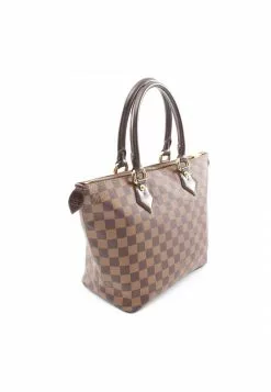Pre-loved LOUIS VUITTON Saleya PM Black chessboard Handbag Tote Bag PVC Genuine Leather Brown 8 Pre-loved LOUIS VUITTON Saleya PM Black chessboard Handbag Tote Bag PVC Genuine Leather Brown -Louis Vuitton Shop louis vuitton 8745 1181636 2