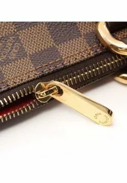 Pre-loved LOUIS VUITTON Saleya PM Black chessboard Handbag Tote Bag PVC Genuine Leather Brown 11 Pre-loved LOUIS VUITTON Saleya PM Black chessboard Handbag Tote Bag PVC Genuine Leather Brown -Louis Vuitton Shop louis vuitton 8745 1181636 5