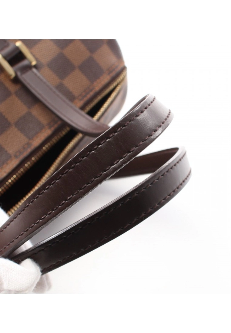 Pre-loved LOUIS VUITTON Papillon30 Black chessboard Handbag PVC Genuine Leather Brown 8 Pre-loved LOUIS VUITTON Papillon30 Black chessboard Handbag PVC Genuine Leather Brown - Image 6