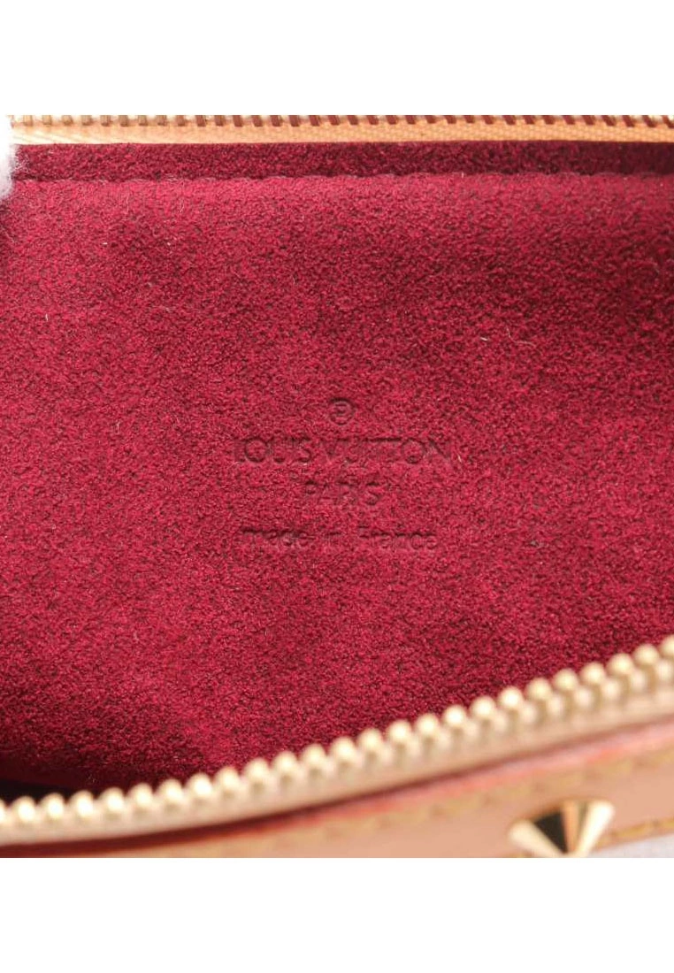 Pre-loved LOUIS VUITTON Pochette Accessoires Classic Monogram multi white Handbag PVC Genuine Leather white 6 Pre-loved LOUIS VUITTON Pochette Accessoires Classic Monogram multi white Handbag PVC Genuine Leather white - Image 4