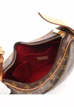 Pre-loved LOUIS VUITTON Croissant MM Classic Monogram Shoulder Bag PVC Genuine Leather Brown -Louis Vuitton Shop louis vuitton 8772 0271636 3