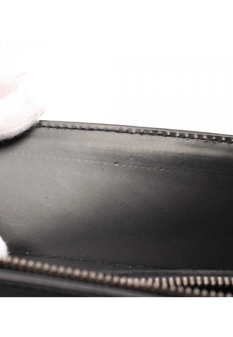 Pre-loved LOUIS VUITTON Gemo Waved Pattern Genuine Leather Shoulder Bag Black 7 Pre-loved LOUIS VUITTON Gemo Waved Pattern Genuine Leather Shoulder Bag Black - Image 5