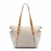 Pre-loved LOUIS VUITTON Totally PM white checkered Shoulder Bag Tote Bag PVC Genuine Leather white -Louis Vuitton Shop louis vuitton 8774 2681636 1