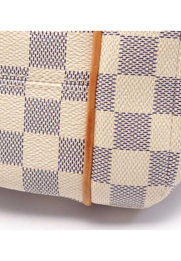 Pre-loved LOUIS VUITTON Totally PM white checkered Shoulder Bag Tote Bag PVC Genuine Leather white 9 Pre-loved LOUIS VUITTON Totally PM white checkered Shoulder Bag Tote Bag PVC Genuine Leather white - Image 7
