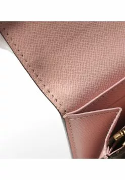 Pre-loved LOUIS VUITTON Porte-monnaie Rosalie Classic Monogram ballet pink Coin Pouch PVC Genuine Leather Brown Light Pink -Louis Vuitton Shop louis vuitton 8782 0691636 7
