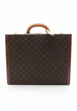 Pre-loved LOUIS VUITTON Cotteville 45 Classic Monogram suitcase PVC Genuine Leather Brown