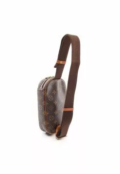 Pre-loved LOUIS VUITTON Pochette Gange Classic Monogram handcarry bag PVC Genuine Leather Brown -Louis Vuitton Shop louis vuitton 8786 4481636 2