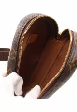 Pre-loved LOUIS VUITTON Pochette Gange Classic Monogram handcarry bag PVC Genuine Leather Brown -Louis Vuitton Shop louis vuitton 8786 4481636 3