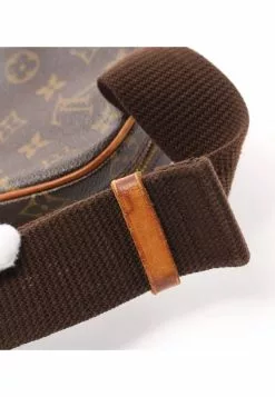 Pre-loved LOUIS VUITTON Pochette Gange Classic Monogram handcarry bag PVC Genuine Leather Brown -Louis Vuitton Shop louis vuitton 8786 4481636 7