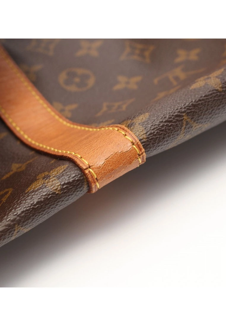 Pre-loved LOUIS VUITTON Keepall Bandouliere60 Classic Monogram Duffle Bag PVC Genuine Leather Brown 9 Pre-loved LOUIS VUITTON Keepall Bandouliere60 Classic Monogram Duffle Bag PVC Genuine Leather Brown - Image 7