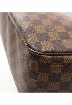 Pre-loved LOUIS VUITTON Parioli GM Black chessboard Shoulder Bag Tote Bag PVC Genuine Leather Brown -Louis Vuitton Shop louis vuitton 8792 6481636 5