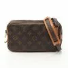 Pre-loved LOUIS VUITTON marly Bandouliere Horizontal Classic Monogram Shoulder Bag PVC Genuine Leather Brown -Louis Vuitton Shop louis vuitton 8795 4881636 1