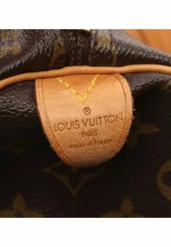 Pre-loved LOUIS VUITTON Keepall55 Classic Monogram Duffle Bag PVC Genuine Leather Brown -Louis Vuitton Shop louis vuitton 8801 8881636 4
