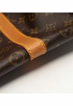 Pre-loved LOUIS VUITTON Keepall55 Classic Monogram Duffle Bag PVC Genuine Leather Brown -Louis Vuitton Shop louis vuitton 8802 8881636 8