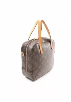 Pre-loved LOUIS VUITTON Spontini Classic Monogram Handbag PVC Genuine Leather Brown 2 Way Style -Louis Vuitton Shop louis vuitton 8803 0591636 2