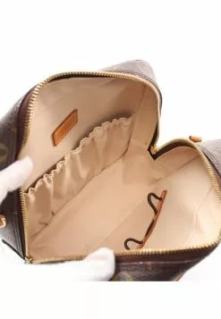 Pre-loved LOUIS VUITTON Spontini Classic Monogram Handbag PVC Genuine Leather Brown 2 Way Style -Louis Vuitton Shop louis vuitton 8803 0591636 3