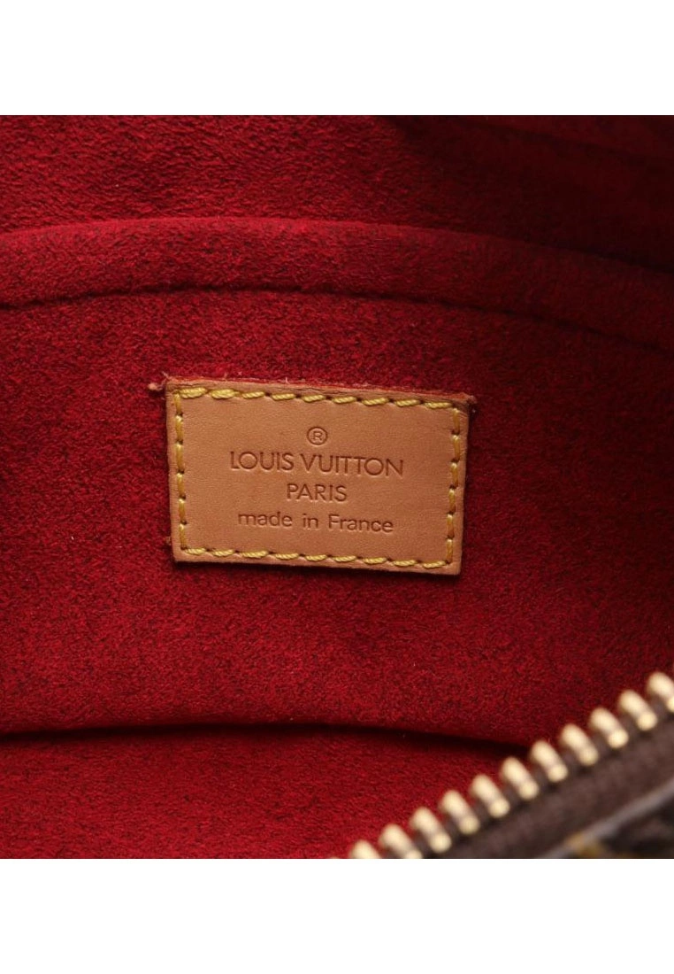 Pre-loved LOUIS VUITTON PochetteCroissant Classic Monogram Shoulder Bag PVC Genuine Leather Brown 6 Pre-loved LOUIS VUITTON PochetteCroissant Classic Monogram Shoulder Bag PVC Genuine Leather Brown - Image 4