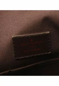 Pre-loved LOUIS VUITTON Brooklyn PM Black chessboard Shoulder Bag PVC Genuine Leather Brown -Louis Vuitton Shop louis vuitton 8805 6681636 4