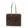 Pre-loved LOUIS VUITTON OnTheGo GM Classic Monogram Giant Reverse Shoulder Bag Tote Bag PVC Brown Beige 2 Way Style