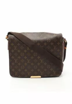 Pre-loved LOUIS VUITTON Abbesses Classic Monogram Shoulder Bag PVC Genuine Leather Brown