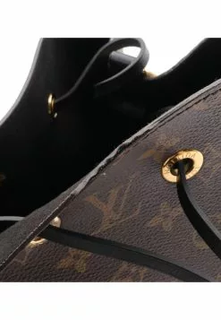 Pre-loved LOUIS VUITTON Neo Noe Classic Monogram Black Shoulder Bag PVC Genuine Leather Brown Black -Louis Vuitton Shop louis vuitton 8822 3491636 5