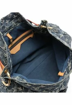 Pre-loved LOUIS VUITTON Daily GM Classic Monogram Denim single Shoulder Bag Denim Genuine Leather Blue -Louis Vuitton Shop louis vuitton 8822 8291636 3