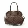 Pre-loved LOUIS VUITTON Trevi PM Black chessboard Handbag PVC Genuine Leather Brown 2 Way Style -Louis Vuitton Shop louis vuitton 8833 4512636 1