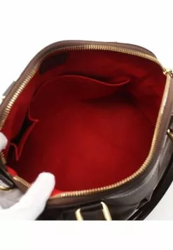 Pre-loved LOUIS VUITTON Trevi PM Black chessboard Handbag PVC Genuine Leather Brown 2 Way Style -Louis Vuitton Shop louis vuitton 8833 4512636 3