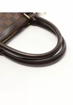 Pre-loved LOUIS VUITTON Trevi PM Black chessboard Handbag PVC Genuine Leather Brown 2 Way Style -Louis Vuitton Shop louis vuitton 8833 4512636 6