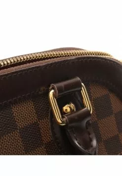 Pre-loved LOUIS VUITTON Trevi PM Black chessboard Handbag PVC Genuine Leather Brown 2 Way Style -Louis Vuitton Shop louis vuitton 8833 4512636 7