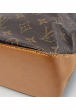 Pre-loved LOUIS VUITTON Cabas Piano Classic Monogram Shoulder Bag PVC Genuine Leather Brown -Louis Vuitton Shop louis vuitton 8833 8602636 6