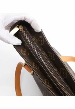 Pre-loved LOUIS VUITTON Cabas Piano Classic Monogram Shoulder Bag PVC Genuine Leather Brown -Louis Vuitton Shop louis vuitton 8834 8602636 8