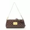 Pre-loved LOUIS VUITTON EVA Black chessboard Chain Handbag PVC Genuine Leather Brown 2 Way Style -Louis Vuitton Shop louis vuitton 8839 5702636 1