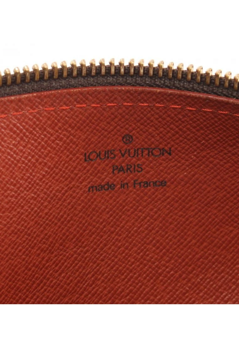 Pre-loved LOUIS VUITTON Papillon30 Black chessboard Handbag PVC Genuine Leather Brown 6 Pre-loved LOUIS VUITTON Papillon30 Black chessboard Handbag PVC Genuine Leather Brown - Image 4