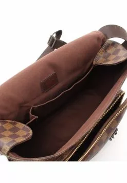 Pre-loved LOUIS VUITTON Melville Black chessboard Shoulder Bag PVC Genuine Leather Brown -Louis Vuitton Shop louis vuitton 8877 7618736 3