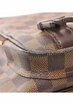 Pre-loved LOUIS VUITTON Melville Black chessboard Shoulder Bag PVC Genuine Leather Brown -Louis Vuitton Shop louis vuitton 8878 7618736 6