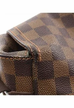 Pre-loved LOUIS VUITTON Melville Black chessboard Shoulder Bag PVC Genuine Leather Brown -Louis Vuitton Shop louis vuitton 8878 7618736 8