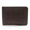 Pre-loved LOUIS VUITTON Posh Document Classic Monogram clutch PVC Brown -Louis Vuitton Shop louis vuitton 8879 2618736 1