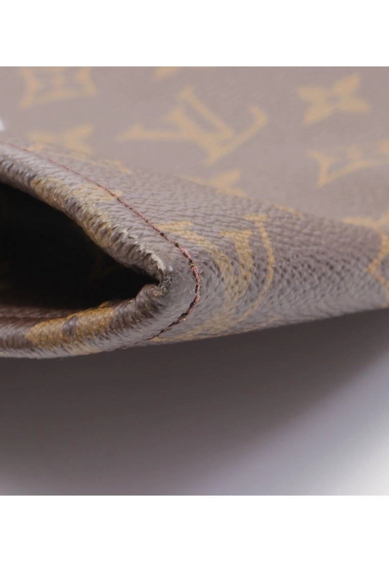 Pre-loved LOUIS VUITTON Posh Document Classic Monogram clutch PVC Brown 9 Pre-loved LOUIS VUITTON Posh Document Classic Monogram clutch PVC Brown - Image 7