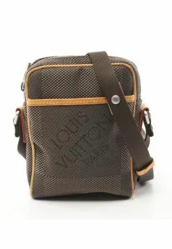 Pre-loved LOUIS VUITTON Small Sitadan Checkered Shoulder Bag Canvas Leatherwear Pink