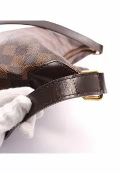 Pre-loved LOUIS VUITTON Bloomsbury PM Black chessboard Shoulder Bag PVC Genuine Leather Brown -Louis Vuitton Shop louis vuitton 9078 4278736 5