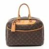 Pre-loved LOUIS VUITTON Deauville Bowling Vanity Classic Monogram Handbag PVC Genuine Leather Brown -Louis Vuitton Shop louis vuitton 9081 1378736 1