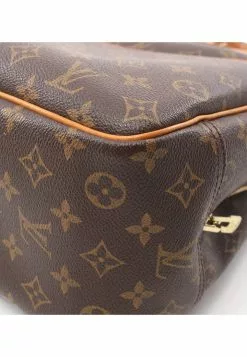Pre-loved LOUIS VUITTON Deauville Bowling Vanity Classic Monogram Handbag PVC Genuine Leather Brown -Louis Vuitton Shop louis vuitton 9082 1378736 6