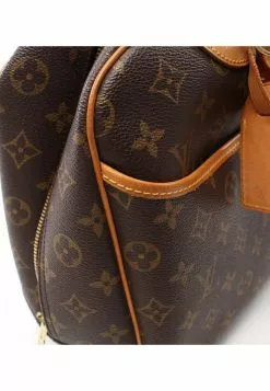 Pre-loved LOUIS VUITTON Deauville Bowling Vanity Classic Monogram Handbag PVC Genuine Leather Brown -Louis Vuitton Shop louis vuitton 9082 1378736 7