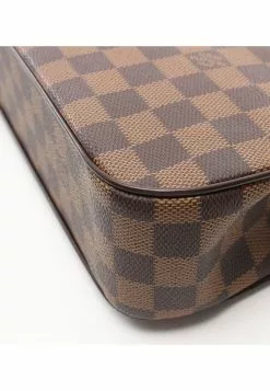 Pre-loved LOUIS VUITTON Aubagne Black chessboard Shoulder Bag PVC Genuine Leather Brown -Louis Vuitton Shop louis vuitton 9091 3478736 6